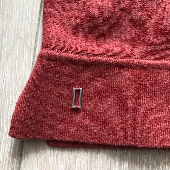 Kit and Ace Merino Wool Blend V Neck Sweater in Burnt Orange Size S - Picture 8 of 10